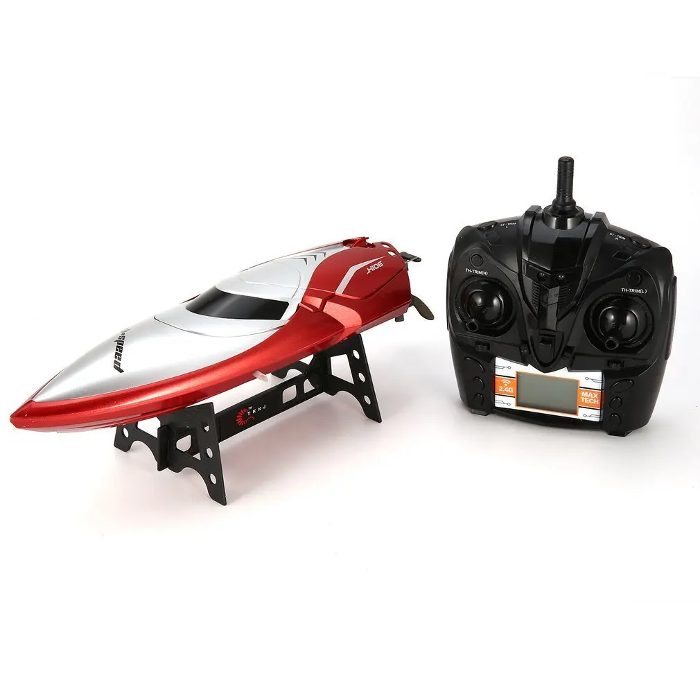 TKKJ H102 H106 H105 Rc лодка высокая скорость гонки 28 км/ч пульт дистанционного управления лодка 180 Флип с ЖК-экраном в подарок для детей игрушка ребенок