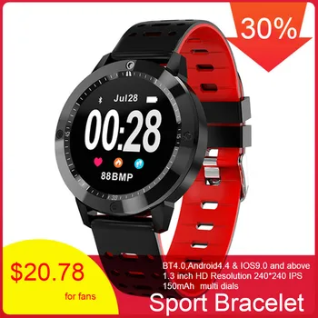 

CF58 Smart Watch Men Blood Pressure Heart Rate Monitor IP67 Waterproof Activity Fitness tracker Smartwatch Women for IOS Android
