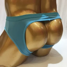 

Exposed Butt Underwear Men Hollow Out G-String Male Comfortable Panties Sexy Double T-Back Thong Briefs Backless Underwear