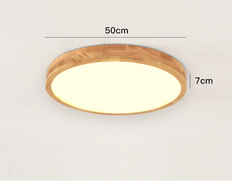 Светодиодный потолочный светильник из цельного дерева, лампа для ванной комнаты, лампа для спальни, гостиной, прихожей, балкона, потолочный светильник для кухни, домашний декор, светильник ing - Цвет корпуса: C