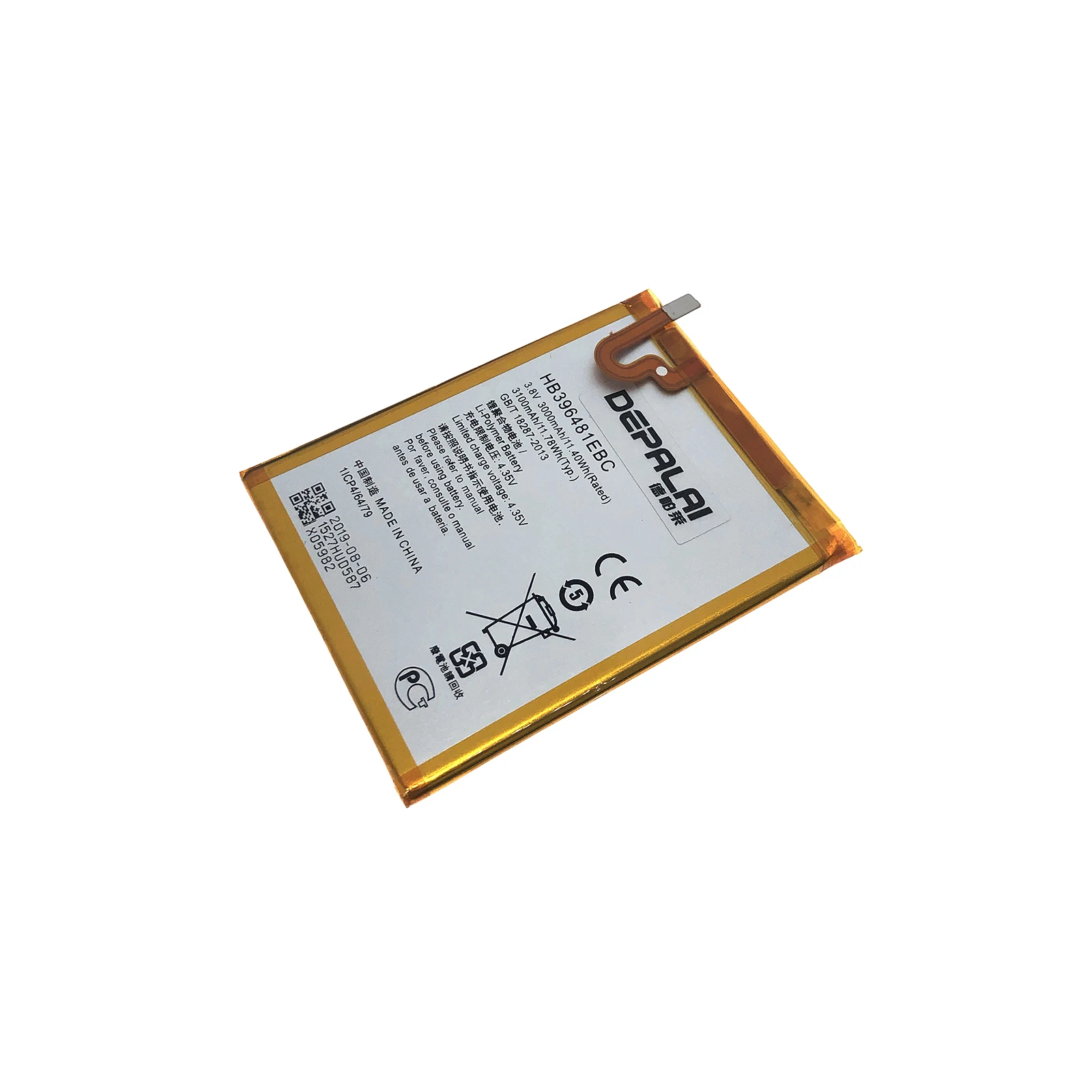 Сменный аккумулятор HB396481EBC для Huawei ASCEND G7 PLUS HONOR 5X G8 G8X RIO L03 UL00/TL00/AL00 3000