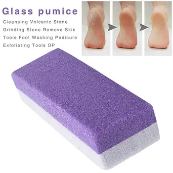 

1PC volcanic stone grinding stone scrubber hard skin remover pedicure brush bathroom products health foot care tools