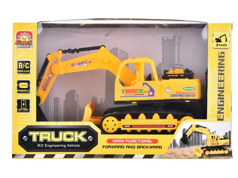 

SMV Remote Control Excavator Engineering Vehicle Toy Electric Remote Control Excavator-Forward round Steak CHILDREN'S Toy Batch