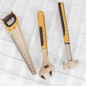 

Wooden tool pencil shape 12cm Ruler Measuring Tool Drawing Template Ruler Student Kids Stencil Rule Stationery Supplies