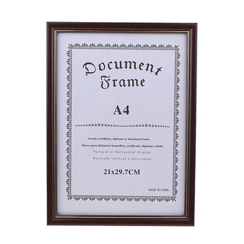 

A4 Wood Frame For Diploma, Certificate, Photo, Artwork, Picture ,Documents