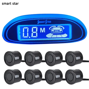 

Car Parking Sensor Buzzer Automobile Reversing Radar Parktronic 8 Sensors Electronics Auto Detector Backing Assistance Kit