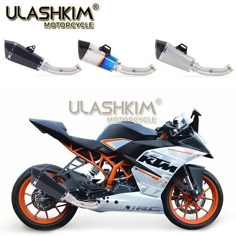 Полный глушитель выхлопной трубы мотоцикла системы средней Слипоны для DUKE 390 250 125