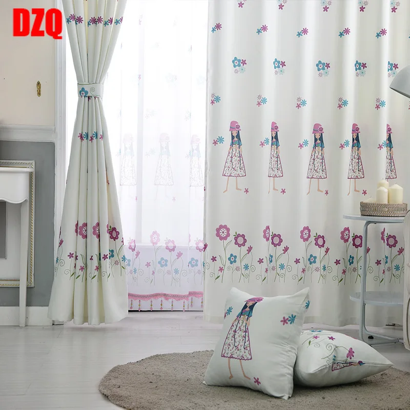 Готовые шторы для гостиной Милая принцесса детской светонепроницаемые спальни