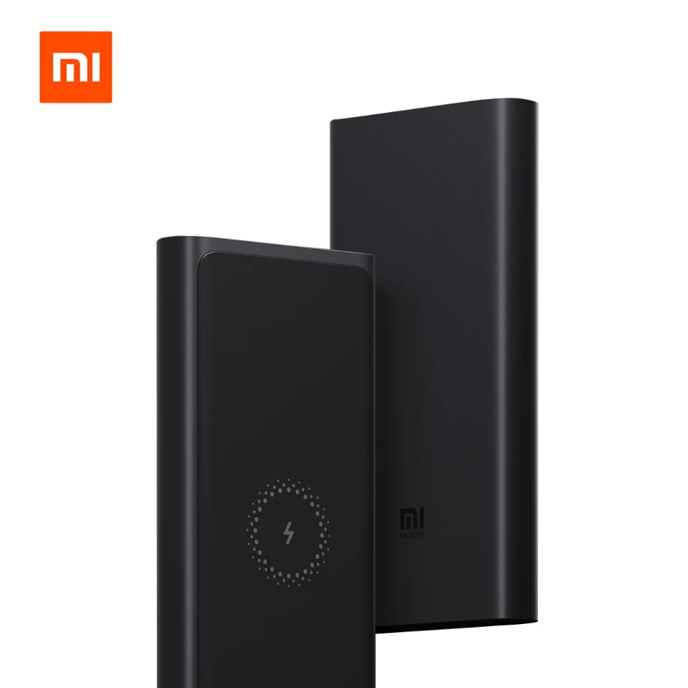 Xiaomi Mi 10000 мАч Qi беспроводной внешний аккумулятор PLM11ZM Quick Charge Powerbank для iPhone X XR XS MAX 8