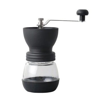 

Manual Coffee Grinder Hand Crank Grinding Stainless Steel Blades Ceramic Grinding Core Coffee Grinder Household HFing