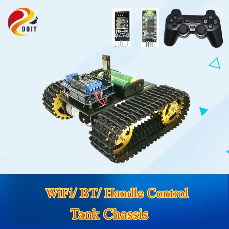 T101 Bluetooth/ручка/Wi Fi радиоуправляемый робот танк шасси автомобиля комплект с