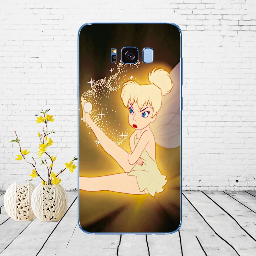 104DD Питер Пэн Венди Tinkerbell Tinker bell Мягкий силиконовый чехол для Samsung Galaxy S6 S7 edge S8 S9 S10 plus A70 A50 чехол