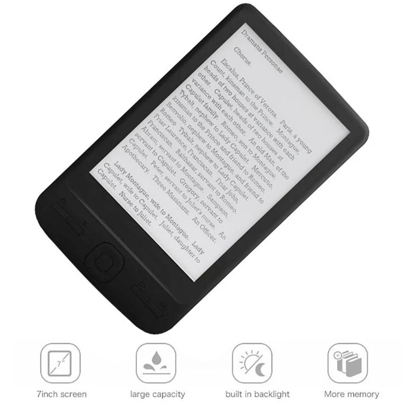 4 3 Inch E Ink Ebook Reader 800X600 Ereader Electronic Paper Book with Front Light PU Cover 4G 