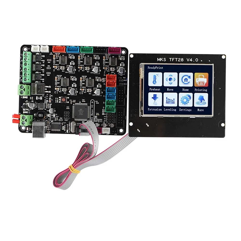 for 3D Printer Motherboard Kits Practical MKS BASE V1.6+MKS TFT28 Color Touch Screen Mega2560 | Компьютеры и офис