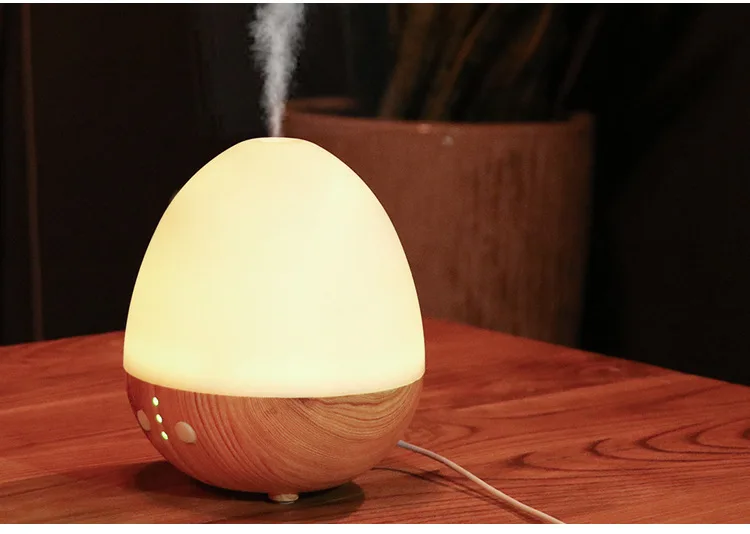 Перекрестная граница в форме яйца древесины зерна ГРМ аромат освещение эфирное масло Арома диффузор мини USB Распылитель Увлажнитель