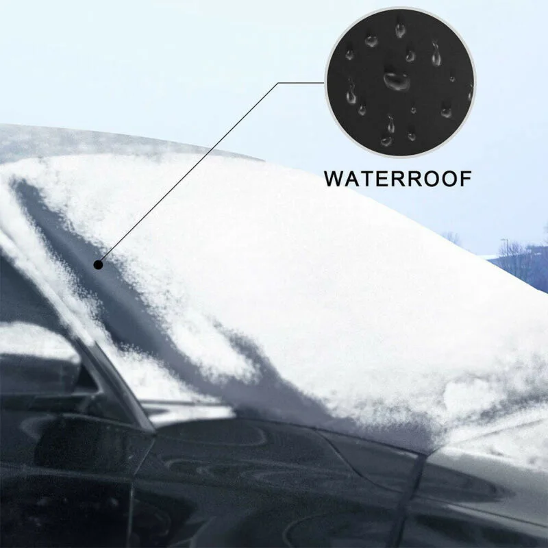  Magnetic Car Windshield Snow Cover Winter Ice Frost Guard Sunshade Protector Car Magnet Windshield 