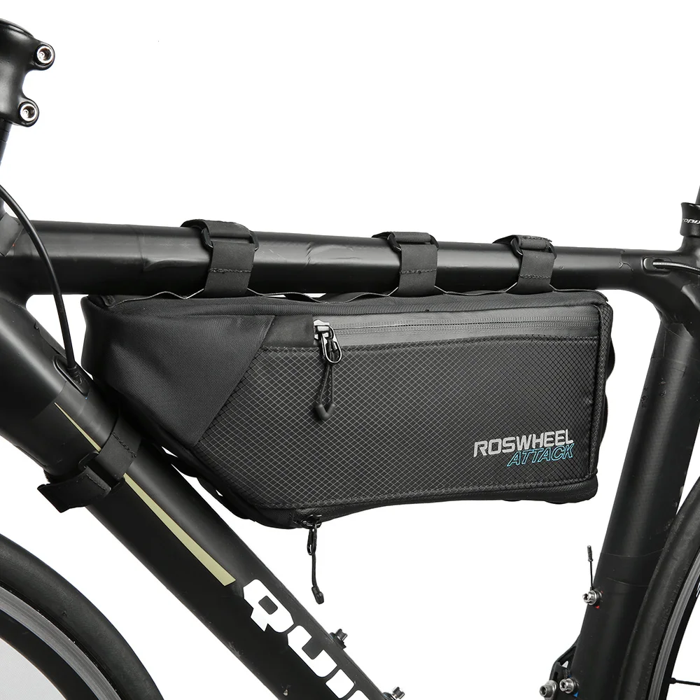 

ATTACK 3L + 1L Front Frame Tube Triangle Bag 100% Waterproof Bicycle Bag Bike Accessories Storage Cycling Bicicleta