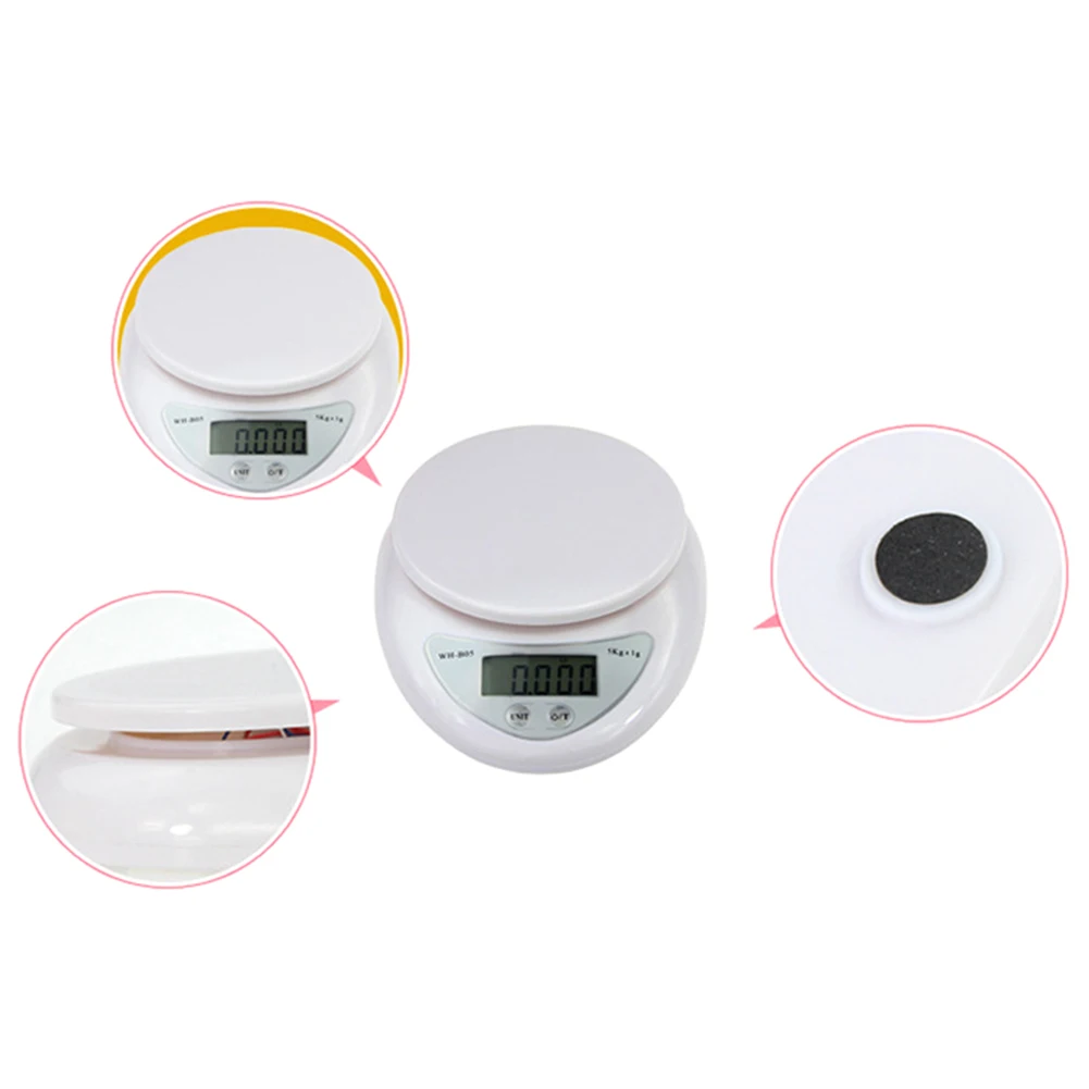 5 кг/1 г точные Кухонные цифровые светодиодный Электронные весы кухонные ресторанные весы измерительный инструмент кухонные инструменты для выпечки
