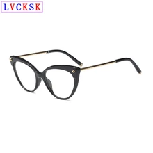 Новое поступление модные женские ретро-очки для чтения с кошачьим глазом заклёпки большие очки при дальнозоркости женские очки для дальнозоркости N5