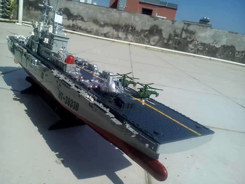 74 см большой 2,4G rc лодка 1/350 Радио rc пульт дистанционного управления амфибия штурмовой Корабль игрушки для детей