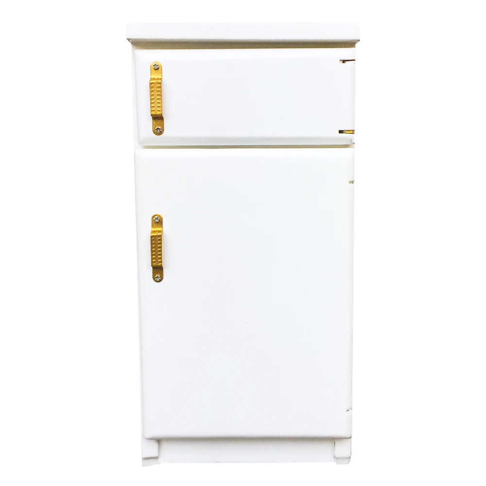 

Семейный холодильник, масштаб 1/12, кукольный дом, аксессуары для кухни, мини-игрушки