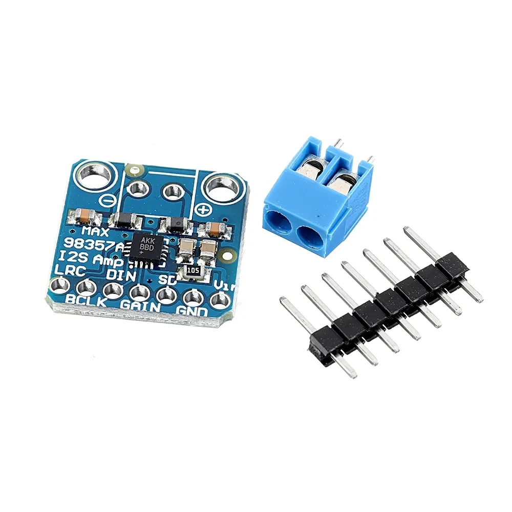 1pcs MAX98357 MAX98357A I2S 3W Class D Amplifier Breakout Interface DAC Decoder Audio | Электроника