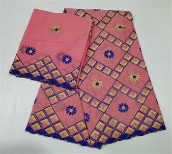 

2020 Latest Swiss voile Lace Fabric 100%Cotton Embroidery High Quality African French Cotton Laces Fabrics Nigerian Gele 7Yards
