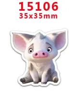 Кабошоны 30 шт мультфильм плоское украшение из смолы pr 12535 - Цвет: 15106