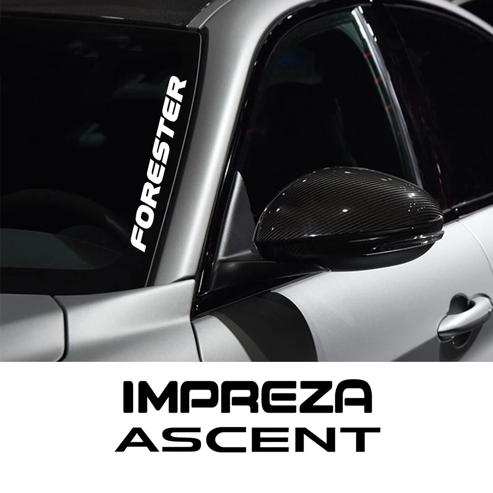 フロントガラスステッカービニール窓デカール車のステッカースバルフォレスターアウトバック上昇 Car Stickers Aliexpress