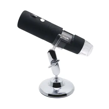 

Mini Portable 2MP HD Wireless WIFI Digital Microscope 50~1000X 8LED Rotary Base Electronic Microscope Adjustable Brightness