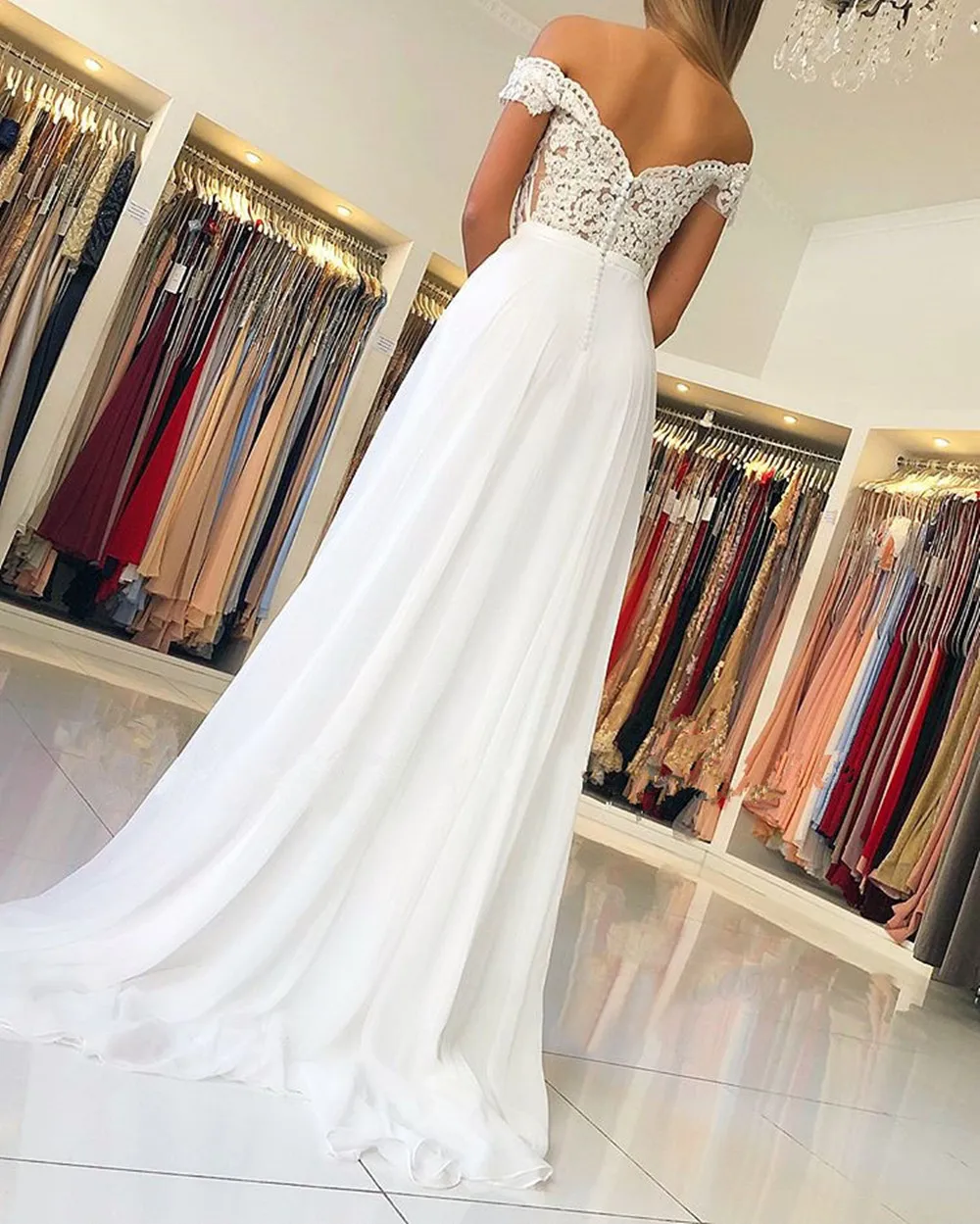JIERUIZE-White-Chiffon-Lace-Boho-Wedding-Dresses-Off-the-Shoulder-Short-Sleeves-Summer-Beach-Wedding-Gowns (1)