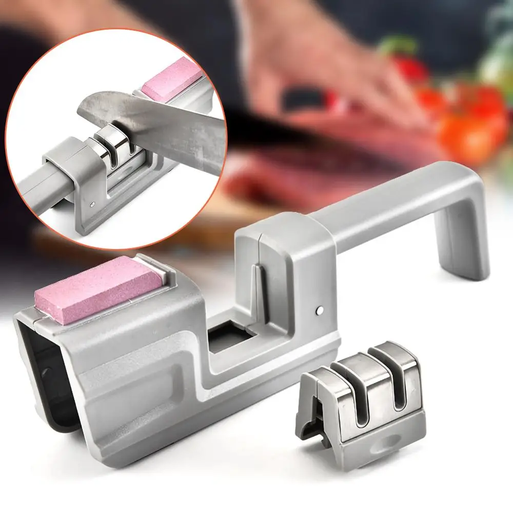 

Multifunctional Diamond Cutting Knife Sharpener Diamond Quick Professional 3 Stages Sharpener Tools Sharpening Stone Fast delive