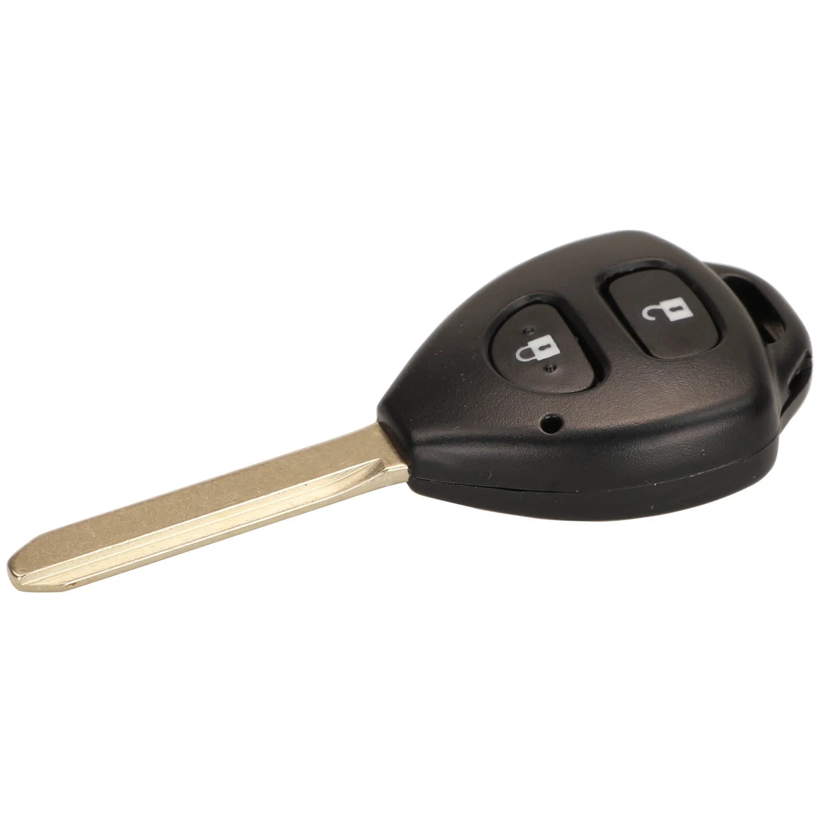 Sleek Remote Car Key Case with Uncut TOY47 Key Shell and Transponder Chip