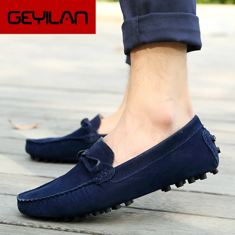 

Men Loafers Casual Shoes Fashion Retro Non-Slip Travel Work Shoes Moccasins Slip On Flat Shoes Male Driving Shoes Light Loafers