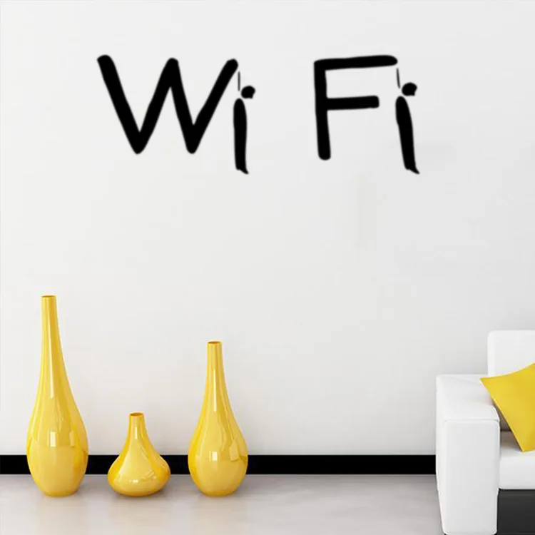 2664 мультфильм серии WiFi модные украшения настенные наклейки два lian hua креативное витринное стекло настенные наклейки оптом