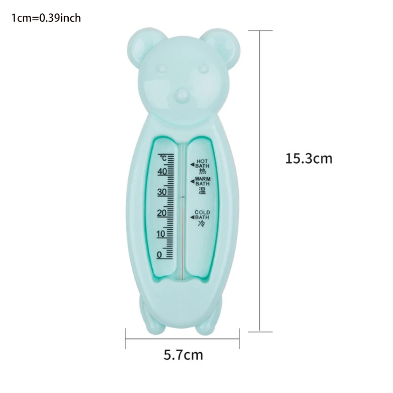 Cute Floating Bear Baby Water Sensor Thermometer Kids Bath Tub Thermometer 