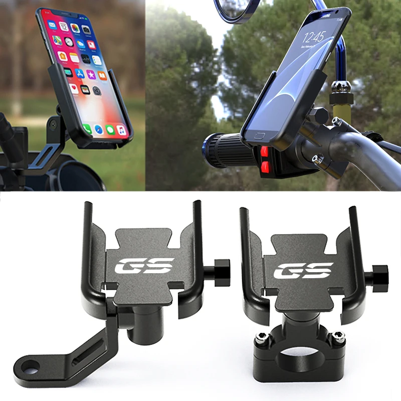 

Logo GS For BMW R1200GS R1250GSA F750GS F800GS F850GS G310GS F900R F900XR Motorcycle Phone Holder Stand GPS Navigation Bracket