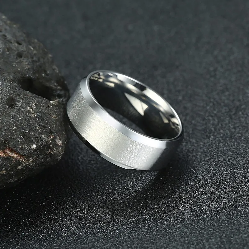 Men 8mm Stainless Steel Ring Wedding Jewelry Horus Anka Bible Medical crystal rings engagement rings zircon rings bohemian rings cross rings stone rings fashion rings gold rings fidget rings couple rings mesh band ring opal rings punk rings stackable rings fashion ring wedding rings stainless steel rings finger rings titanium steel rings metal rings pearl finger ring