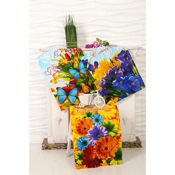 

DomoVita Towel Set "Flower Garden", 45x60 cm - 3 pieces