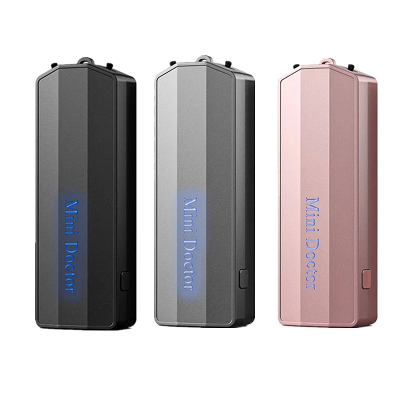 

-2Pack Personal Wearable Air Purifier Necklace Mini Portable USB Air Freshener Ionizer Negative Ion Generator