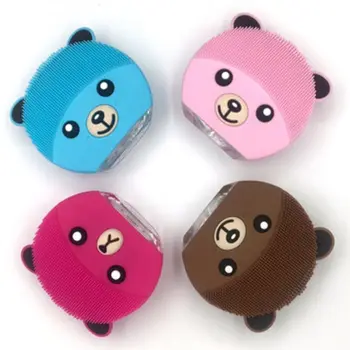 

Silicone Face Cleansing Brush Electric Vibration Waterproof USB Rechargeable Facial Cleanser Adjustable Massage Face Brush Y