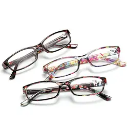 2019 Модные женские очки для чтения женские защитные очки для глаз дальнозоркие очки Цветочная оправа индивидуальная диоптрия + 1,0 ~ + 4,0