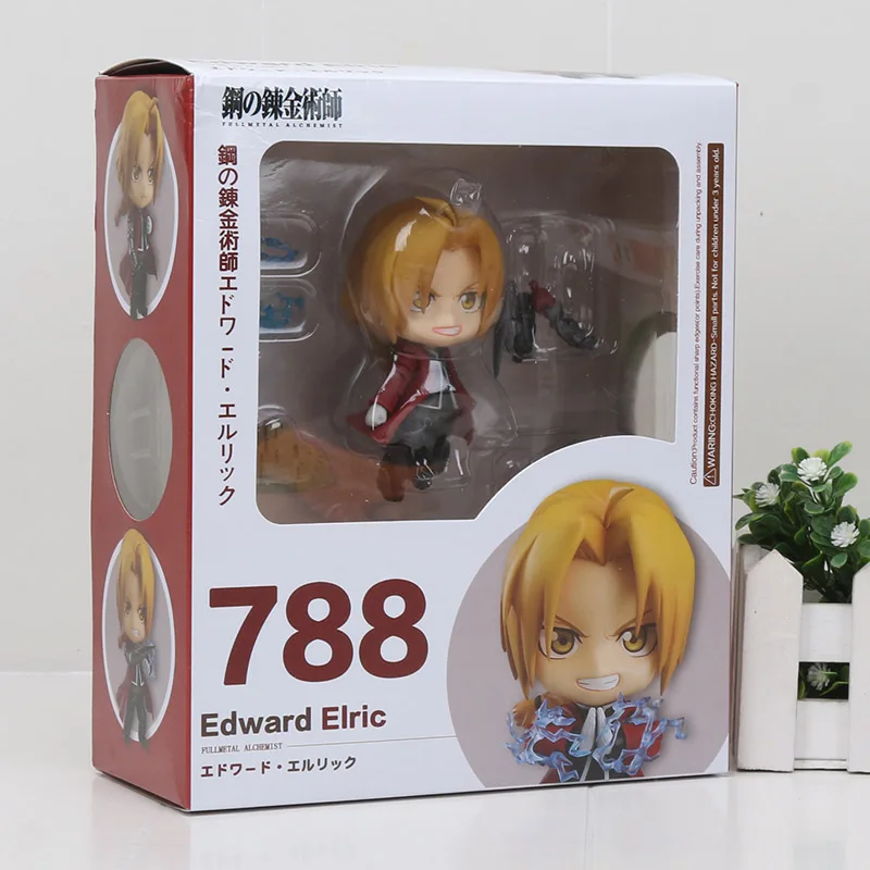 6790 in box 16 см Аниме Nendoroid для косплейного костюма «Стальной Алхимик»; ботинки в стиле «цифра»; ботинки в стиле «Эдвард Элрик 788 Альфонс Элрик 796 кукольная фигурка игрушки куклы - Цвет: 6790 in box
