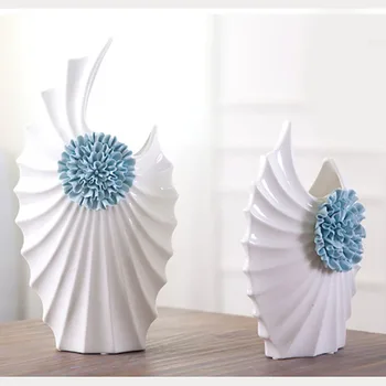 

Simple Luxury Ceramic White Vase Crafts Decoration Home Living Room Model Room Wine Cabinet Decoration Decoration Wedding Gift