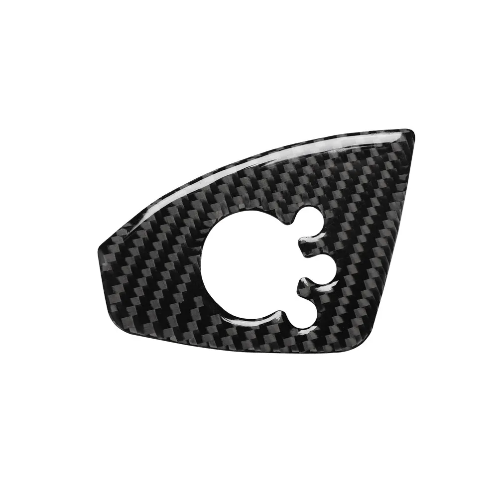 A Style RHD настоящие наклейки на дверные кнопки из углеродного волокна