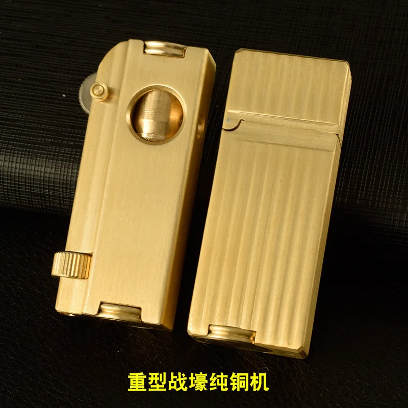 

Heavy pure copper lighters old trench trench pure copper machine grinding wheel kerosene