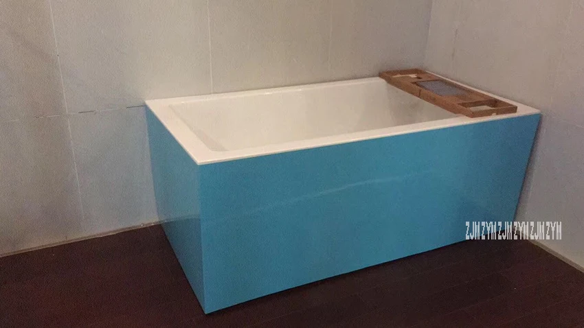 JJ-3062 1.2m Adult Acrylic Household Bathtub rectangle deepen Freestanding Tub Modern apartment Bathroom Bathtub without faucet
