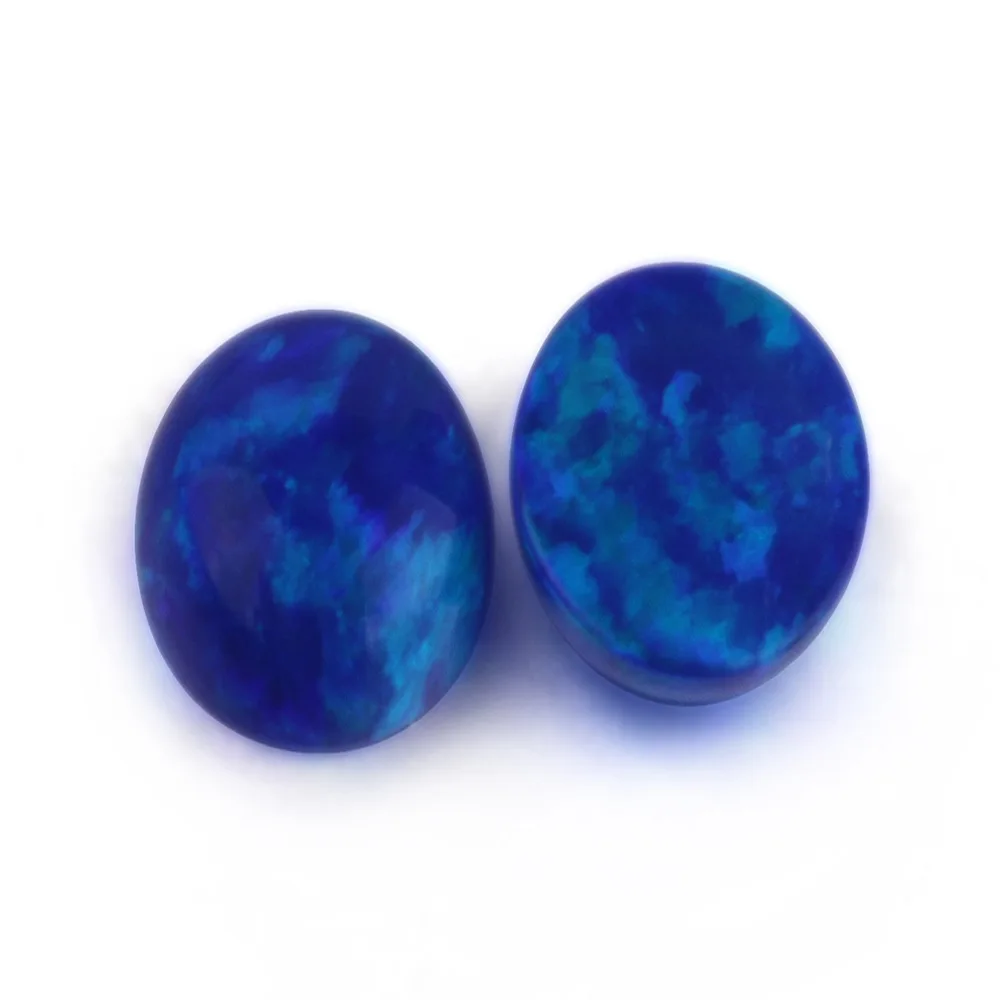

High Quality Synthetic Opal Stone Artificial Opal Egg-Shaped Usually OP50 Synthetic Opal Wholesale