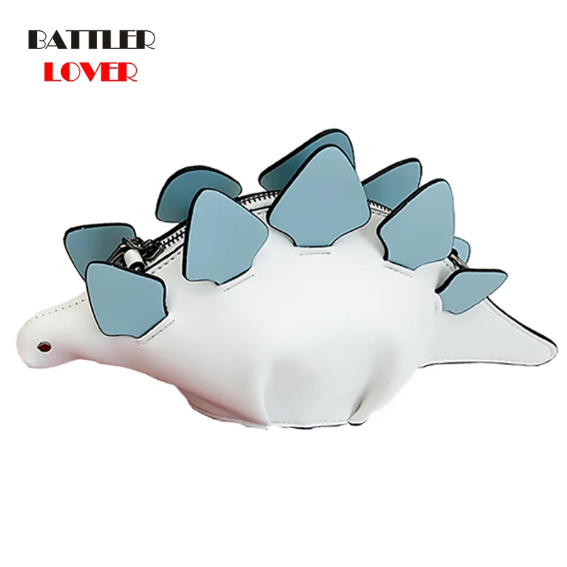 2020 Women Shoulder Bag for Female Shopping Purse Cute Dinosaur Shape Leather Shoulder & Crossbody Bags