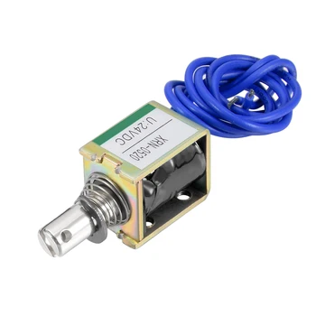 

uxcell XRN-0520 DC 24V 0.5A 12W 4N 10mm Pull Type Open Frame Solenoid Electromagnet